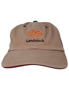 Landmark  Baseball Cap Embroidered Tree & The Skin Game Adj PGA Casual #D-15